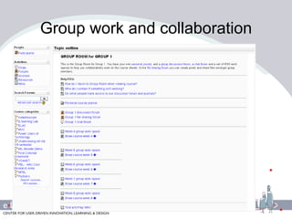 Group work and collaboration 