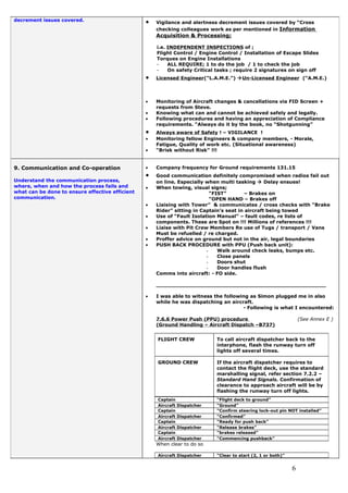Virgin Australia - Engineer Shadowing Exercise 