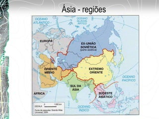 Ásia - regiões
