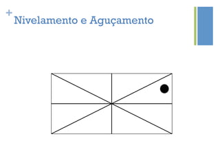 +
    Nivelamento e Aguçamento
 