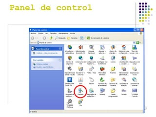 Panel de control   