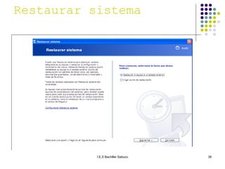 Restaurar sistema 