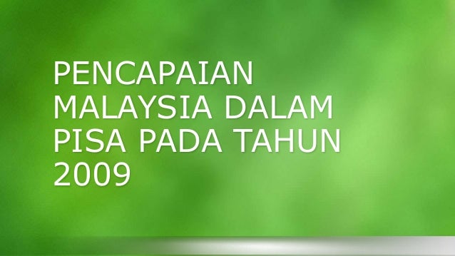 Isu Berkaitan Dengan Pisa