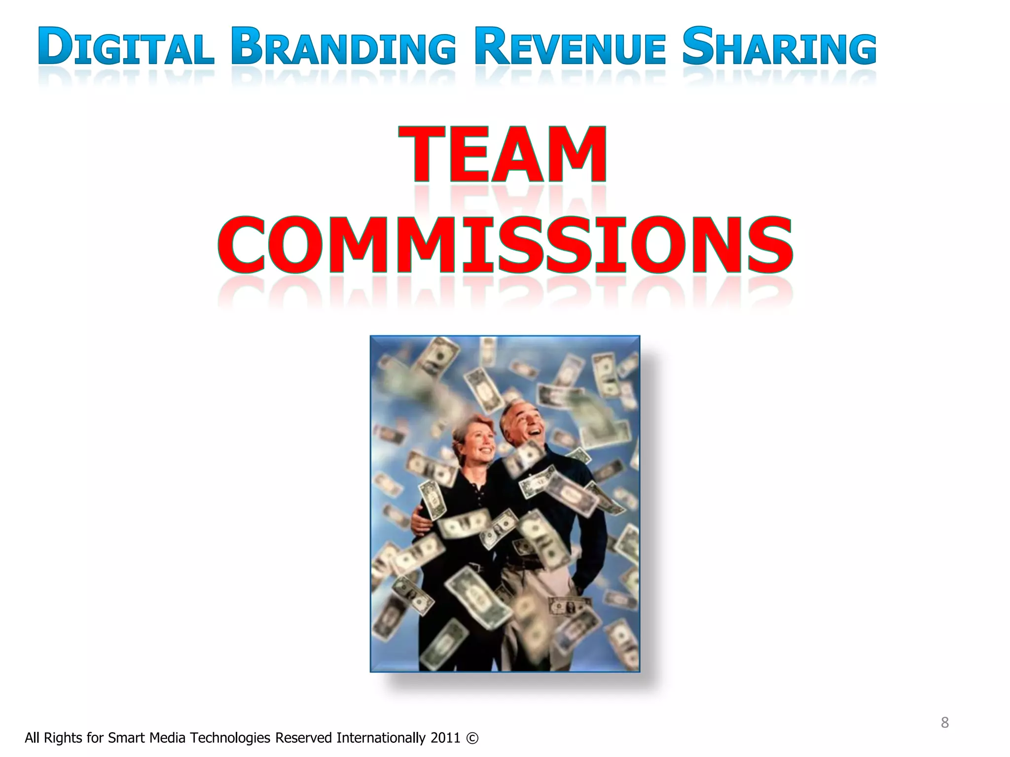 8
All Rights for Smart Media Technologies Reserved Internationally 2011 ©
 