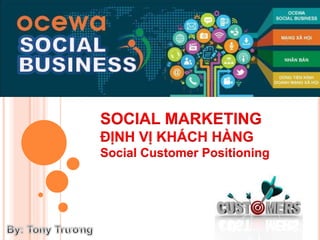 SOCIAL MARKETING
ĐỊNH VỊ KHÁCH HÀNG
Social Customer Positioning
 