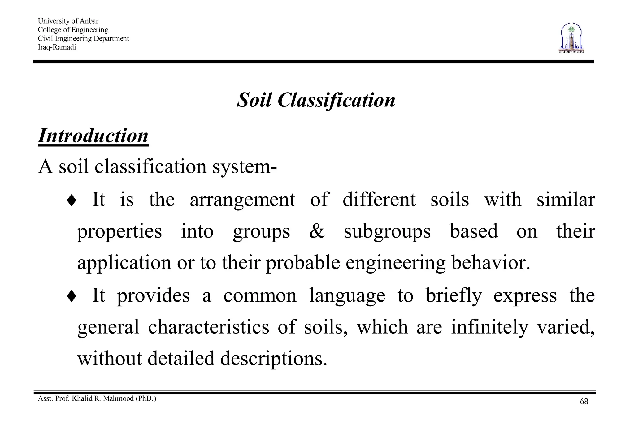 3 soil classification | PDF | Civil Engineering Industry | Industries