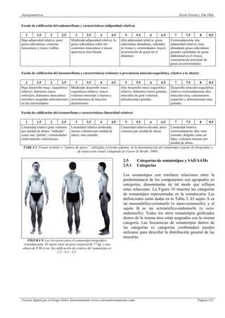 Tim Olds somatotipos | PDF