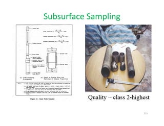 223
Subsurface Sampling
Open Tubes Samplers
Downloadedfrom:09ce.blogspot.com
Providedby:DkMamonai-09CE37
 