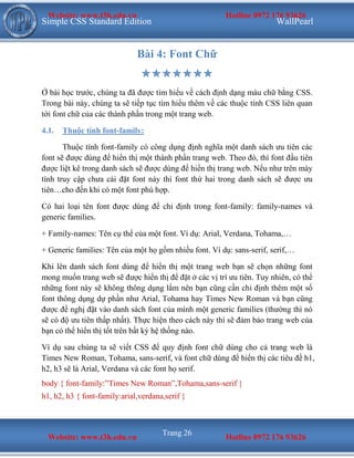 Tài liệu CSS tiếng việt cơ bản | PDF