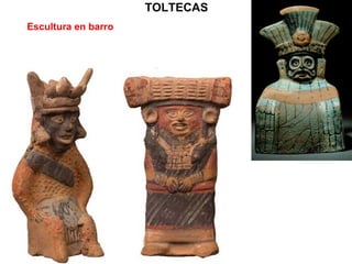 TOLTECAS Escultura en barro 
