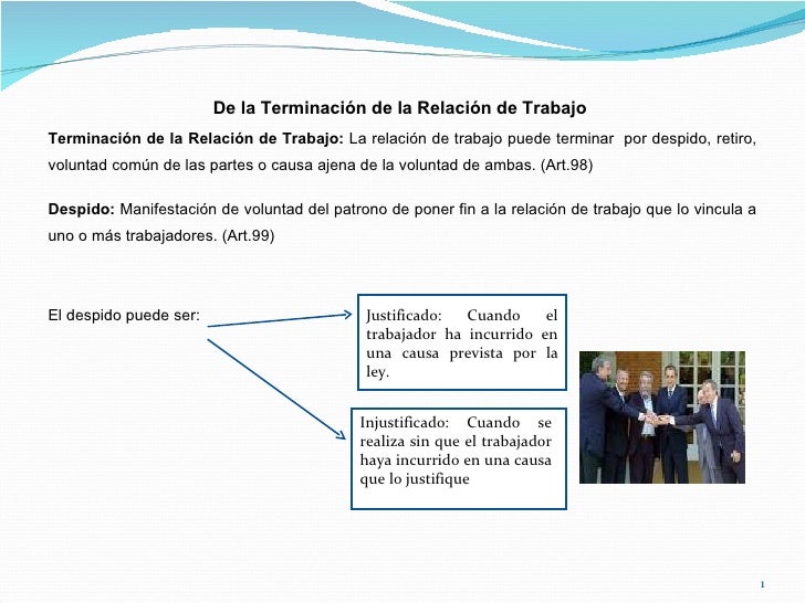 Terminación de Relación Laboral