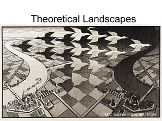 Theoretical Landscapes M C Escher – Day and Night 
