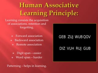 Theories of Learning | PPTX