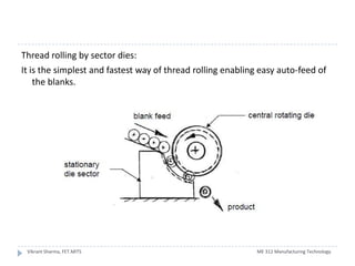 3.thread manufacturing | PPTX