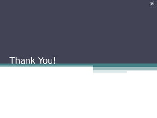 Thank You!
36
 