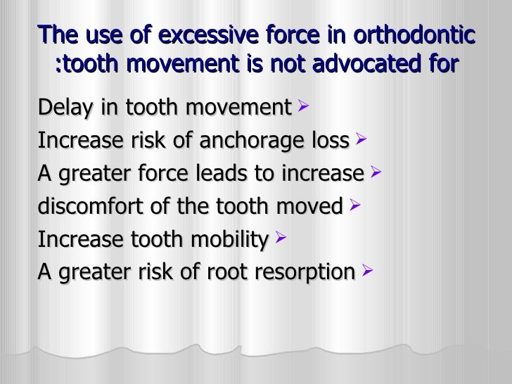 3. tooth movement