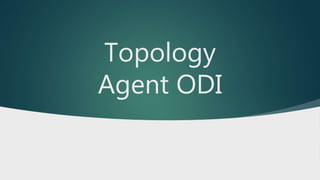Topology
Agent ODI
 