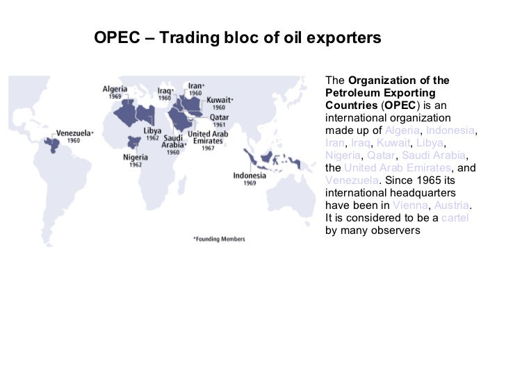 trading blocs are groups of countries