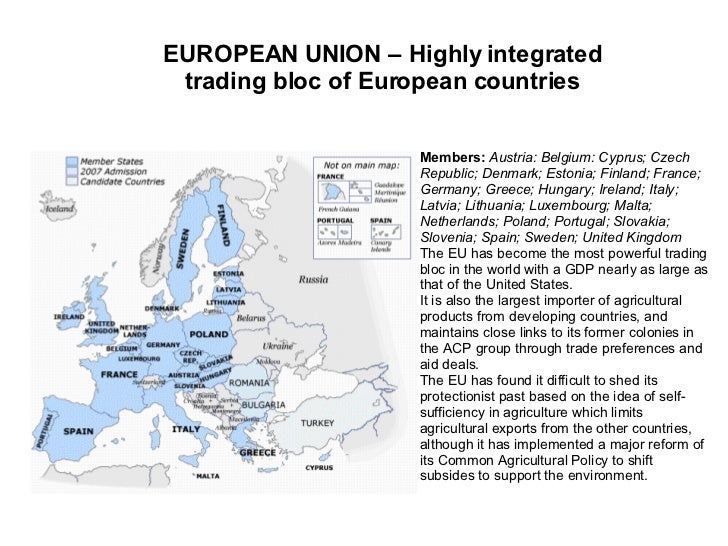 3 Trade Blocs And Development