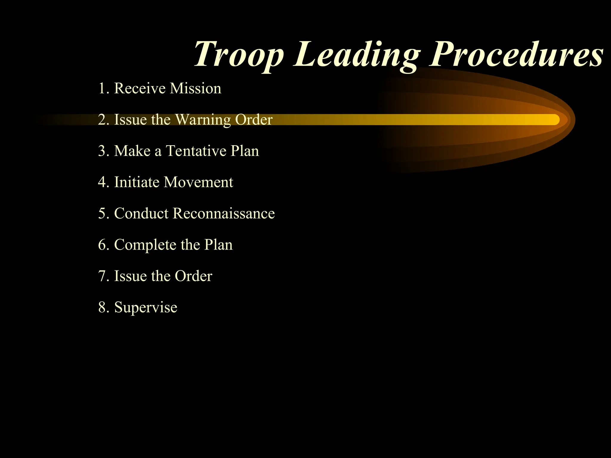 3-Troop-Leading-Procedures-1.ppt rotc ppt | PPT
