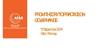 OECD Workshop: Learning from crises and fostering the continuous ...