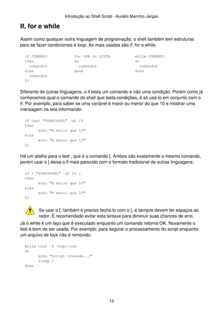 Terr Scripts Tutorial Shell Script | PDF