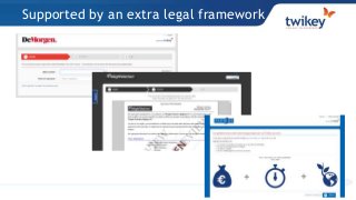 Supported by an extra legal framework
 