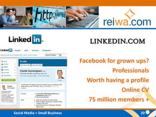                   LINKEDIN.COMFacebook for grown ups?ProfessionalsWorth having a profileOnline CV75 million members +