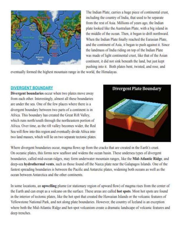 TYPES OF PLATE BOUNDARIES ACTIVITY PDF