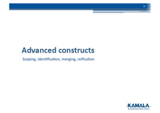 Scoping,	
  iden3ﬁca3on,	
  merging,	
  reiﬁca3on	
  
18	
  
 