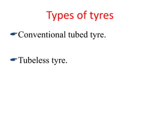3 tyre types