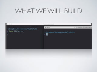 WHAT WE WILL BUILD
 