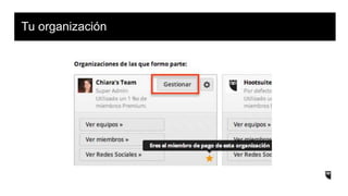 Tu organización
 