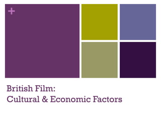 +




British Film:
Cultural & Economic Factors
 