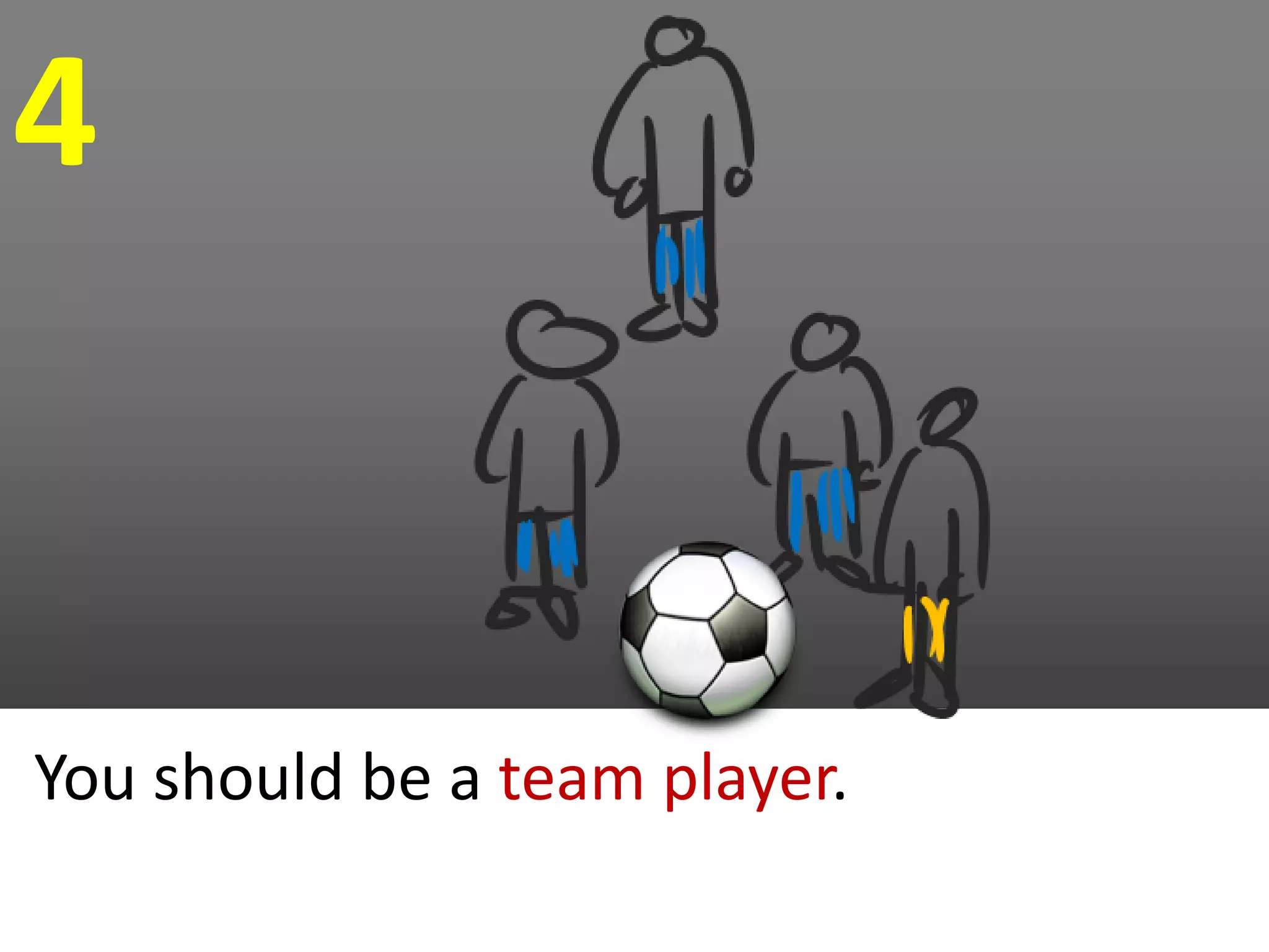 4


You should be a team player.
 