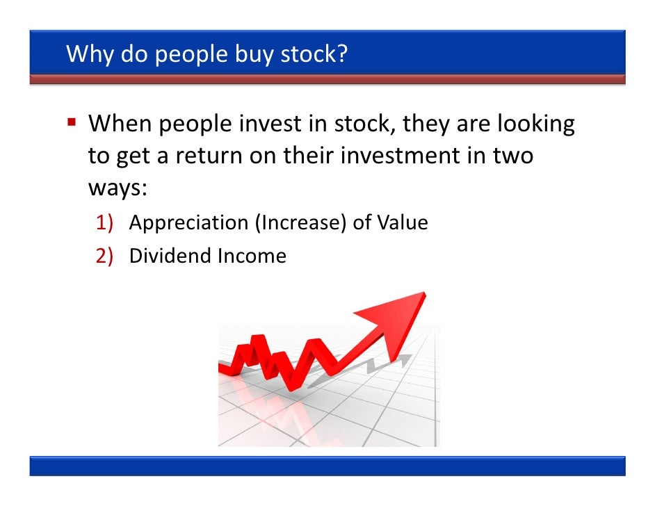 Why People Buy Stock