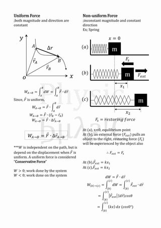 3). work & energy (finished) | PDF
