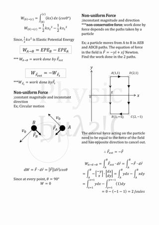 3). work & energy (finished) | PDF
