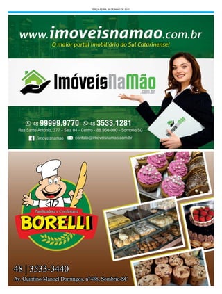 TERÇA-FEIRA, 30 DE MAIO DE 2017
 