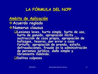 EL ACUERDO REPARATORIO | PPT