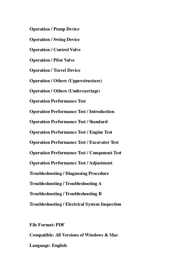 Hitachi Service Manuals Hitachi Service Manuals