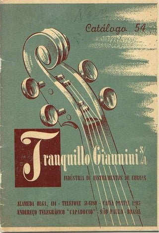 Catálogo Geral da Giannini 1954