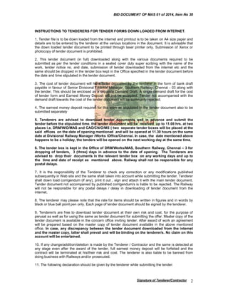 Railway Tender | PDF