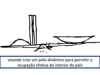 visando criar um pólo dinâmico para permitir a 
ocupação efetiva do interior do país 
 