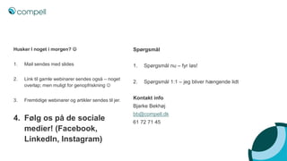 Sociale medier i små virksomheder - Oplæg v/ Bjarke Bekhøj