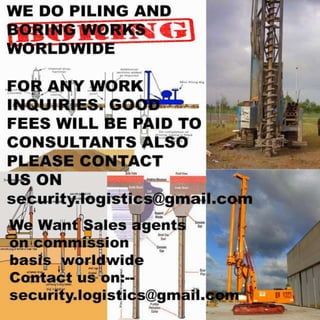PILING AND BORING SERVICES WORLDWIDE