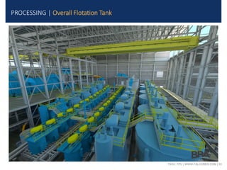 TSXV: FPC | WWW.FALCORES.COM | 33
PROCESSING | Overall Flotation Tank
 