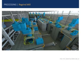 TSXV: FPC | WWW.FALCORES.COM | 34
PROCESSING | Regrind Mill
 