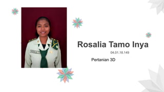 Rosalia Tamo Inya
04.01.18.149
Pertanian 3D
 