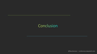 @fbourbonnais | conferences.elapsetech.com
 